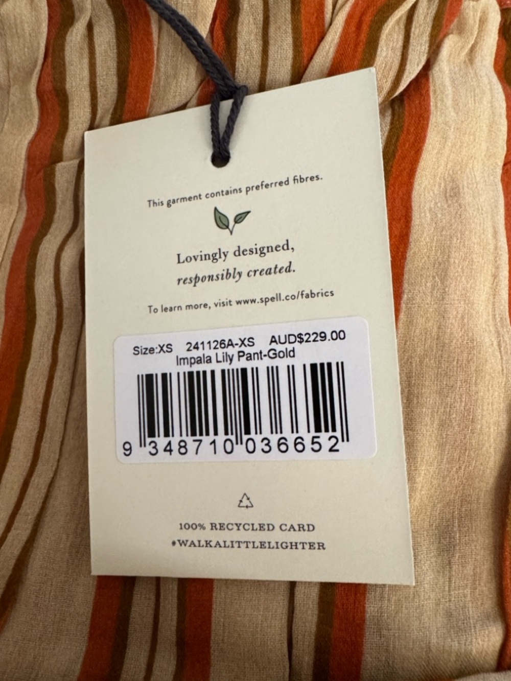 ✨ Spell Impala Lily Pants – Gold | XS | NWT ✨ no trades please - Picture 4 of 8